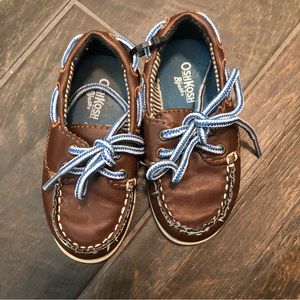 EUC Osh Kosh Boys Loafer Boat Shoe